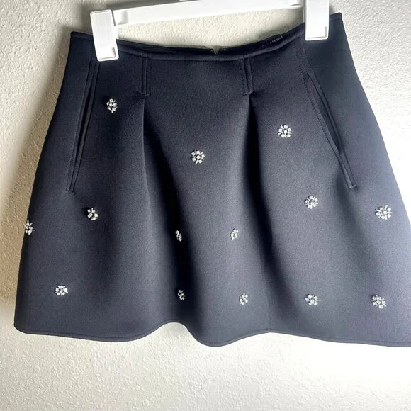 Oliviaceous Skirt Black Sz M Gourgeous Jewelled Embellished–Party Oldmoney Skirt - Picture 14 of 14